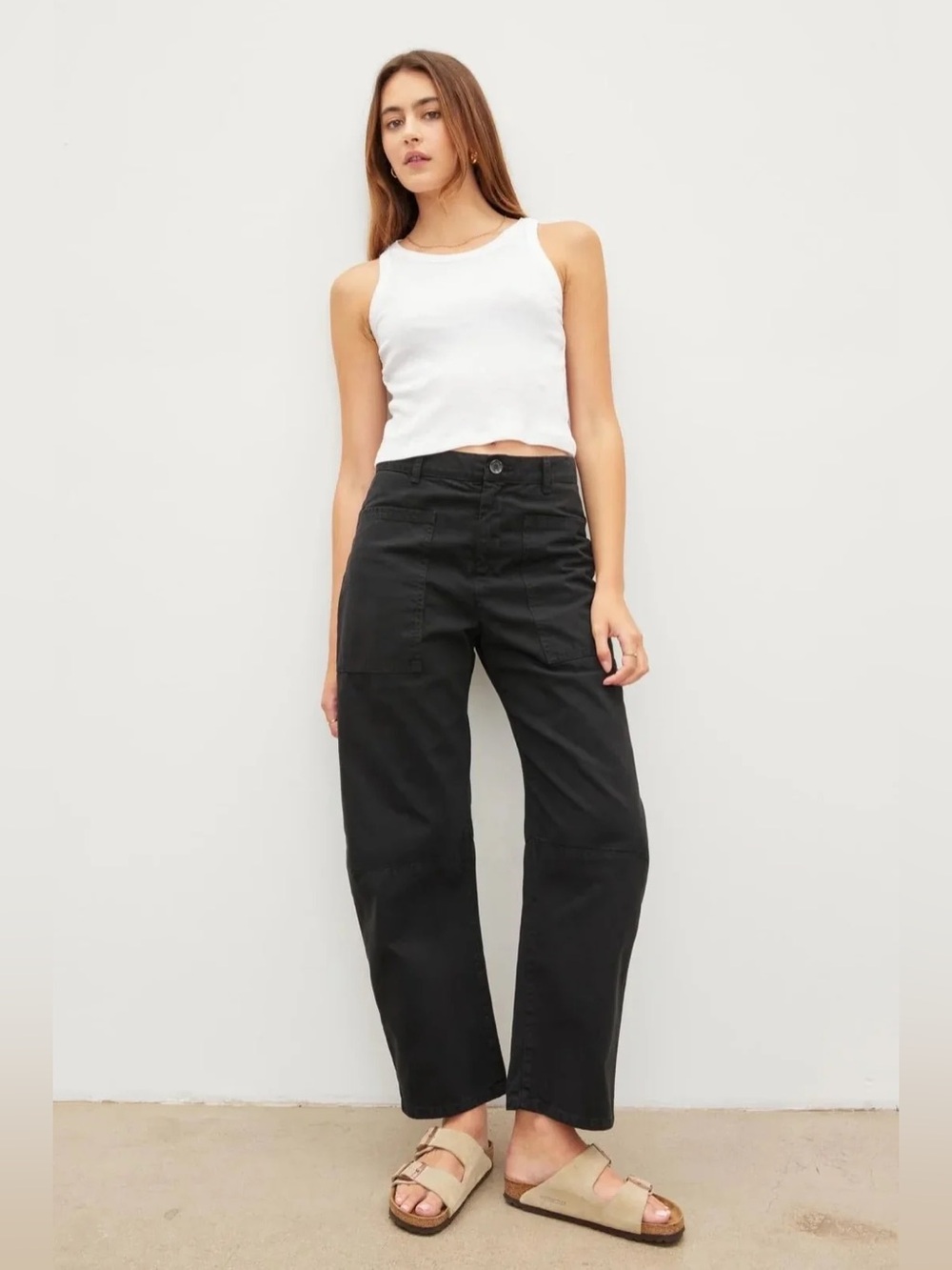 Velvet by Graham & Spencer Brylie Utility Pants Size 0 Black